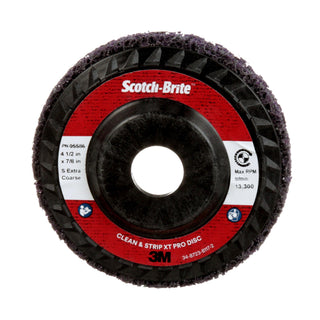 Scotch-Brite Clean and Strip XT Pro Disc, XO-DC, SiC Extra Coarse,
Purple