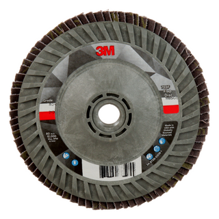 3M Flap Disc 769F, 29883, 40+, T27, 4-1/2 in x 7/8 in