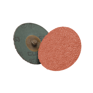 3M Cubitron II Roloc Fibre Disc 987C, 36+, TR, 1-1/2 in, Die R150S,
50/Carton