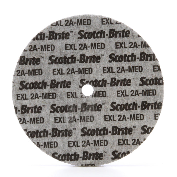 Scotch-Brite EXL Unitized Wheel, XL-UW, 2A Medium, 14 in x 1 in x 1-1/4
in
