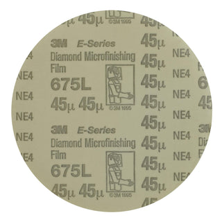 3M Diamond Microfinishing PSA Film Disc 675L, 3 in x NH, 45 Micron,
100/Bag