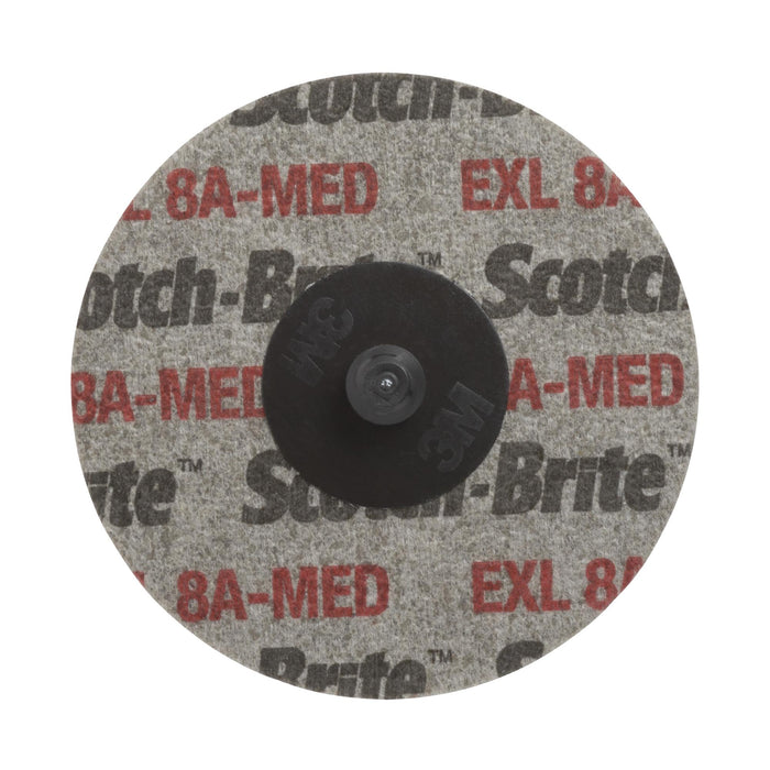 Scotch-Brite Roloc EXL Unitized Wheel, XL-UR, 8A Medium, TR, 3 in x
1/8 in