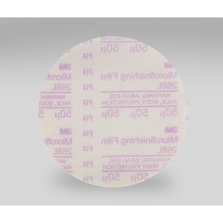 3M Microfinishing Film Disc 268L, 8 in x NH, 50 Micron, Unbacksized,
Die 800L