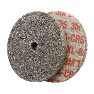 Scotch-Brite EXL Unitized Wheel, XL-UW, 8A Coarse, 4 in x 1/4 in x 7/8 in