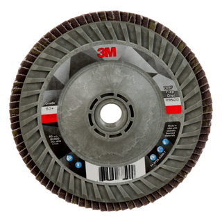 3M Flap Disc 769F, 60+, T29 Quick Change, 5 in x 5/8 in-11