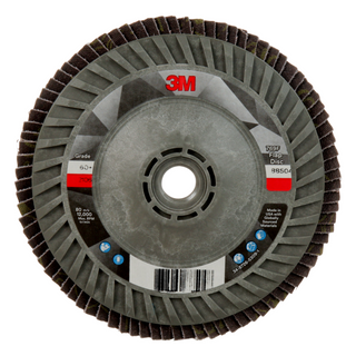 3M Flap Disc 769F, 60+, T27 Quick Change, 5 in x 5/8 in-11