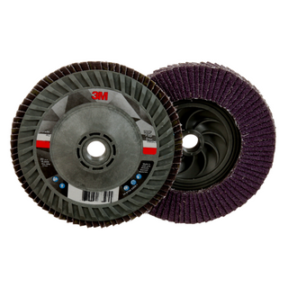 3M Flap Disc 769F, 40+, T27 Quick Change, 5 in x 5/8 in-11