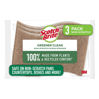 Scotch-Brite® Greener Clean Non-Scratch Scrub Sponge 97033