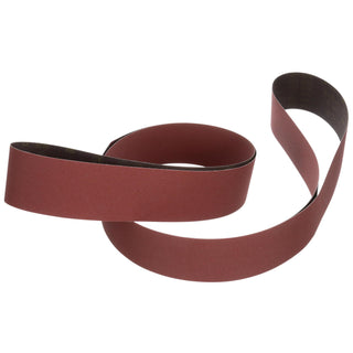 3M Cloth Belt 767F, 80+ YF-weight, 4 in x 168 in, Film-lok, Single-flex