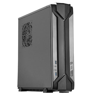 Silverstone Technologies RVZ03B-ARGB Slim Computer Case for Mini-ITX Motherboard