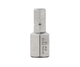 Wiha Tools 71324 Hex Metric Insert Bits, 10.0 mm x 25 mm, 10 Pk.