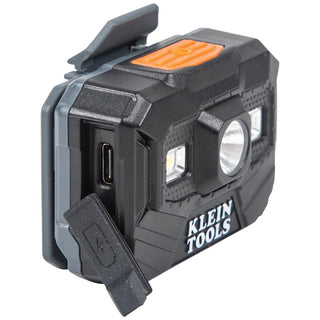 Klein Tools 56062 Rechargeable Headlamp and Worklight, 300 Lumens All-Day Runtime