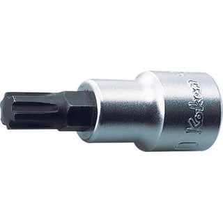 Ko-Ken 4027.60-M10 1/2 Inch Sq. Dr. Bit Socket Ribe-CV M10 Length 60 mm