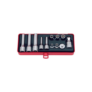 Koken 4254 3/8", 1/2" Sq. Drive, Socket Set 12 Pieces