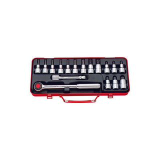 Koken 4276 1/2 Inch Sq. Dr. Bit Socket Set Hex / TORX® 17 Pieces