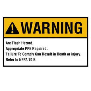 Ideal 44-894 Danger Label, Nec Arch Flash, 5" x 7", Adhesive