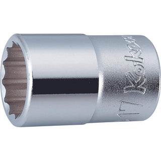 Ko-Ken 4405M-24 1/2 Inch Sq. Dr. Socket 24 mm 12 Point Length 42 mm