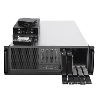 SilverStone Technology RM41-H0B 4U Rackmount Server Case with 5 x 3.5 Hot-Swappable Bay