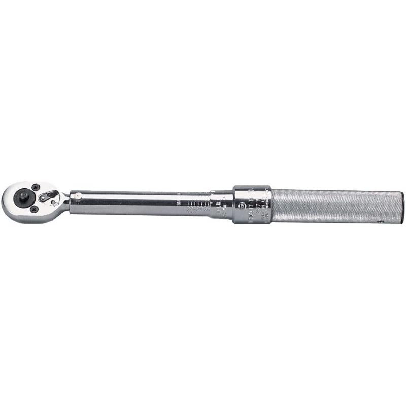 Wright Tool 4477 Adjustable Micrometer Torque Wrench - 1/2 in Drive -  Ratchet - Round Head - 20 - 150 ft-lb - 18 in OAL