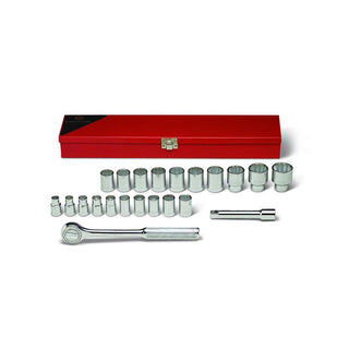 Wright Tool 472 22 Piece 12 Point Standard Metric Socket Set