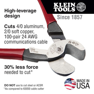 Klein Tools 63225 High-Leverage Cable Cutter