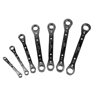 Klein Tools 68222 Ratcheting Box Wrench Set, 7 Piece