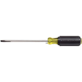 Klein Tools 605-6B 1/4"Cabinet Tip Wire Bending Screwdriver on 6" Round Shank