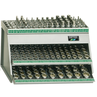 Heyco 00050760083 Dispensers containing Sockets and Screwdriver Sockets, 1/2", 50-76-M, 258 Pc.