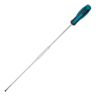 Vessel Tools 900S6400 MEGADORA Standard Screwdriver Extra Long Type No.900, Slotted 6mm