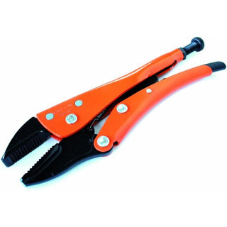 Grip-On 11205 5 Inch Straight Jaw Locking Pliers in Orange Epoxy