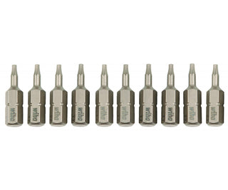 Wiha Tools 71507 T7 x 38mm TORX® Insert Bit, 10 Pack