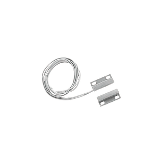 NTE Electronics 54-630 Magnetic Alarm Reed Switch SPST-NO Circuit, NO for Closed Loop System Action Magnet Actuator White