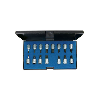 GEDORE INS 20 PM Screwdriver Bit Socket Set 1/4" 15 PCS IN-IS-PH-PZ