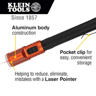 Klein Tools 56026R Inspection Penlight with Class 3R Red Laser Pointer