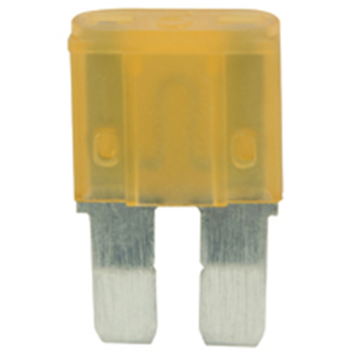 NTE Electronics 74-MIC2-5A-B FUSE AUTOMOTIVE 5A MICRO-2, TAN 5/PKG