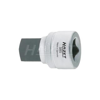 Hazet 985-5 Size 5 Hexagon 1/2 Square Screwdriver Socket