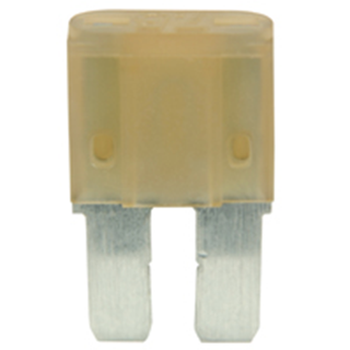 NTE Electronics 74-MIC2-7.5A-B FUSE AUTOMOTIVE 7.5A MICRO-2, BROWN 5/PKG