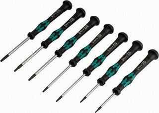 Wera 05345276001 Kraftform Micro TORX® HF Precision Screwdriver Set, 7 Piece