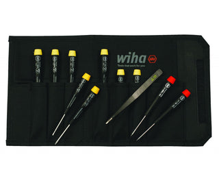 Wiha Tools 27397 ESD Precision Phone Repair Set, 11 Pc.