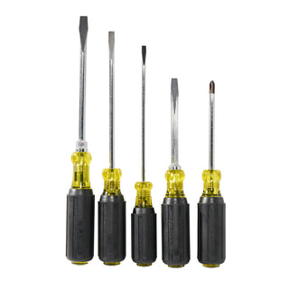 Klein Tools 85075 Cushion-Grip Screwdriver Set, 5 Piece