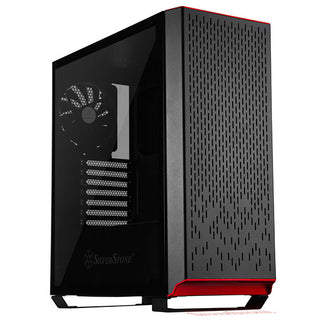 Silverstone PM02B-G (Black+ Tempered Glass Window) ATX/MATX Primera Chasis