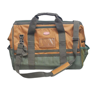 Bucket Boss 60020 Gatemouth 16 Tool Bag, Brown 37 Pockets