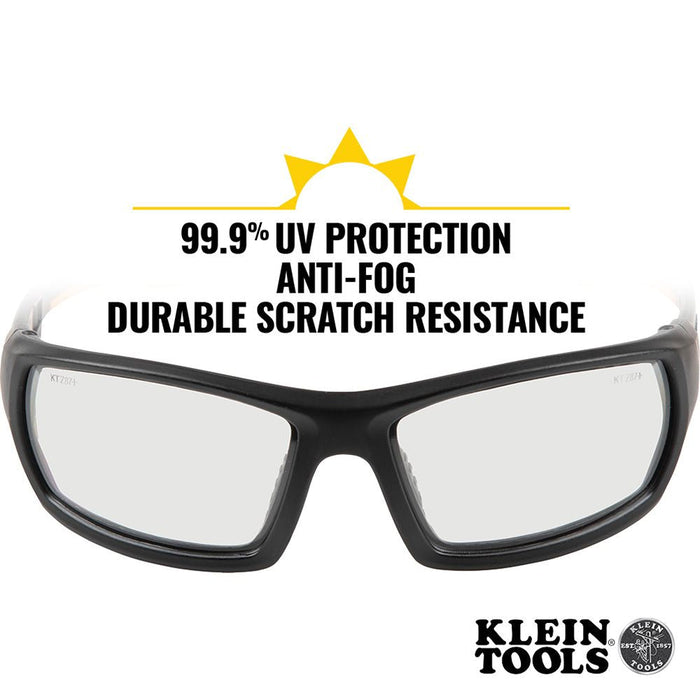 Klein Tools 60537 Professional Full Frame Indoor/Outdoor Lens Safety Glasses