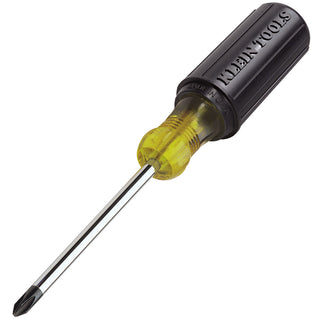 Klein Tools 603-4 No.2 Phillips Tip Screwdriver with 4-Inch Round Shank