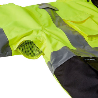 Klein Tools 60612 High-Visibility Winter Bomber Jacket, 3XL