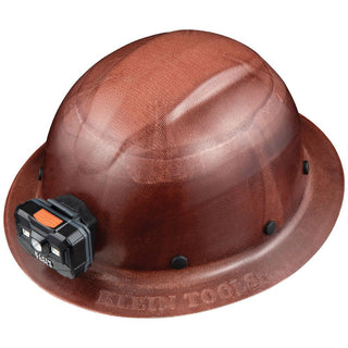 Klein Tools 60447 Hard Hat, KONSTRUCT Series, Full-Brim, Class G, Rechargeable Headlamp