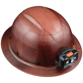 Klein Tools 60447 Hard Hat, KONSTRUCT Series, Full-Brim, Class G, Rechargeable Headlamp