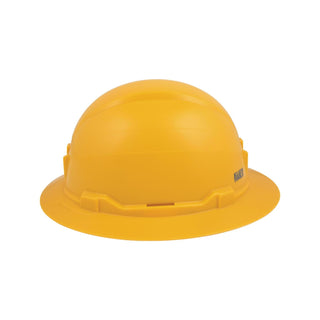 Klein Tools 60489 Yellow Hard Hat, Non-Vented, Full Brim Style, Class E