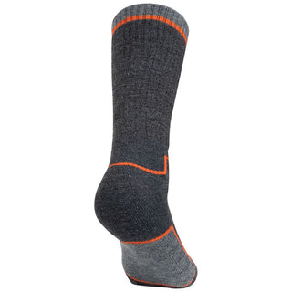 Klein Tools 60508 Thermal Socks, Merino Wool Performance Winter Socks, Mid-Length with Seamless Toe and Cushioned Foot Bed, Large