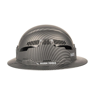 Klein Tools 60626 Premium KARBN Pattern Hard Hat, Vented Full Brim, Class C